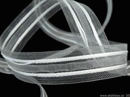 1" Transparent Two Cord Shirring Tape